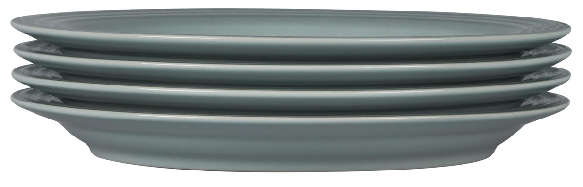 Stoneware Set of 4 Dinner Plates (Sea Salt)