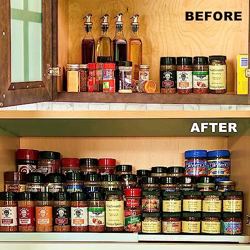 3 Tier Expandable Spice Rack Organizer (2 Count)
