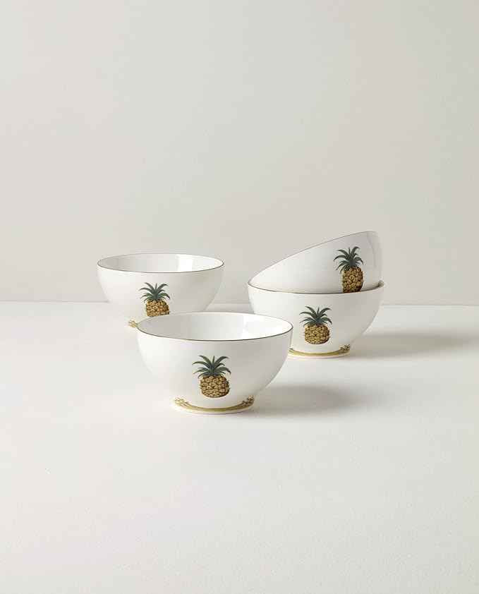 Lenox 897300 British Colonial Bamboo Rice Bowls, Set of 4