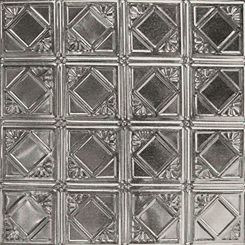 Tin Backsplash [5 (Pattern #19 / Stainless Steel Gloss)