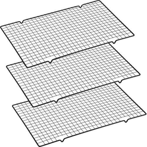 3 Pieces Cooling Racks for Baking Wire Grid Set (3 Count)