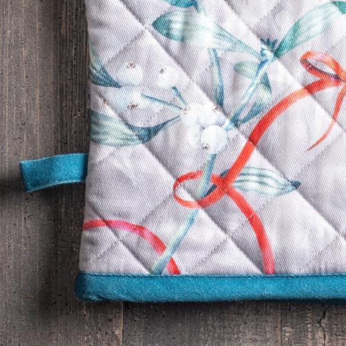 Maison d'Hermine Oven Gloves 100% Cotton Oven Mitt (122 - Enora / 7.5" x 13" (Oven Mitt))