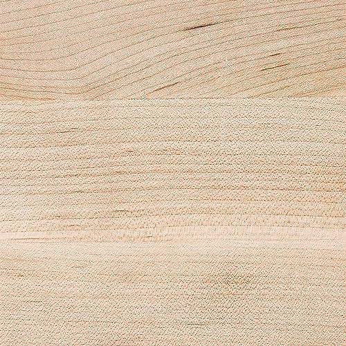 B Series Square Wooden Maple Cutting Board 9”x9” (9"L x 9"W / Maple with Wood Feet)