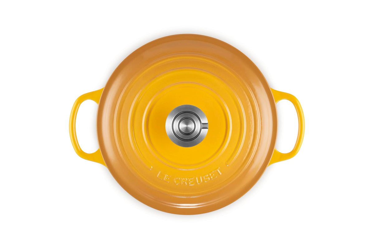Enameled Cast Iron Round Dutch Oven (Nectar/Crucible Knob / 4.5 Qt)
