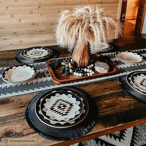 Chalet Aztec 16 Piece Ceramic Dinnerware Set (Chalet / 16 Piece)