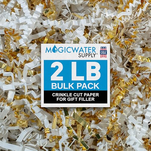 MagicWater Crinkle Cut Paper Gift Basket Filler (32 Ounce)