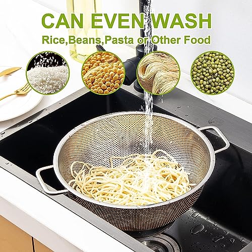 Stainless Steel Colander Set (3QT+5QT)