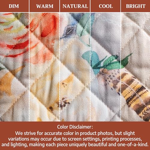 Maison d'Hermine Oven Gloves 100% Cotton Oven Mitt (065 - Ibiza - Beige / 7.5" x 13" (Oven Mitt))