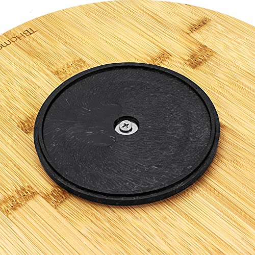 10 Inch Bamboo Lazy Susan Turntable for Kitchen (10" Lazy Susan)