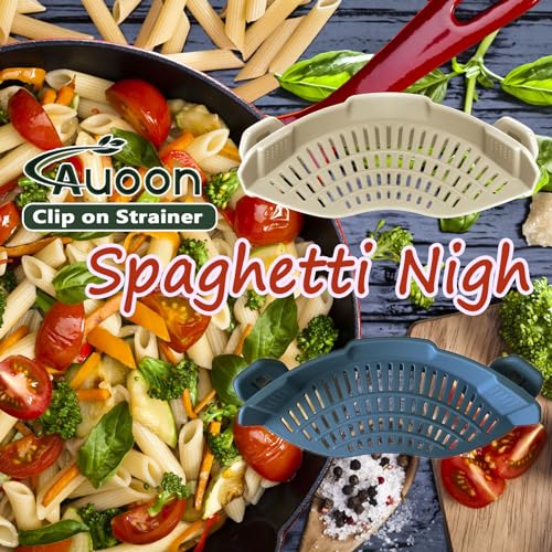 Pasta Strainer Clip on Silicone (MilkShake / Standard 8.86 x 3.55 in)