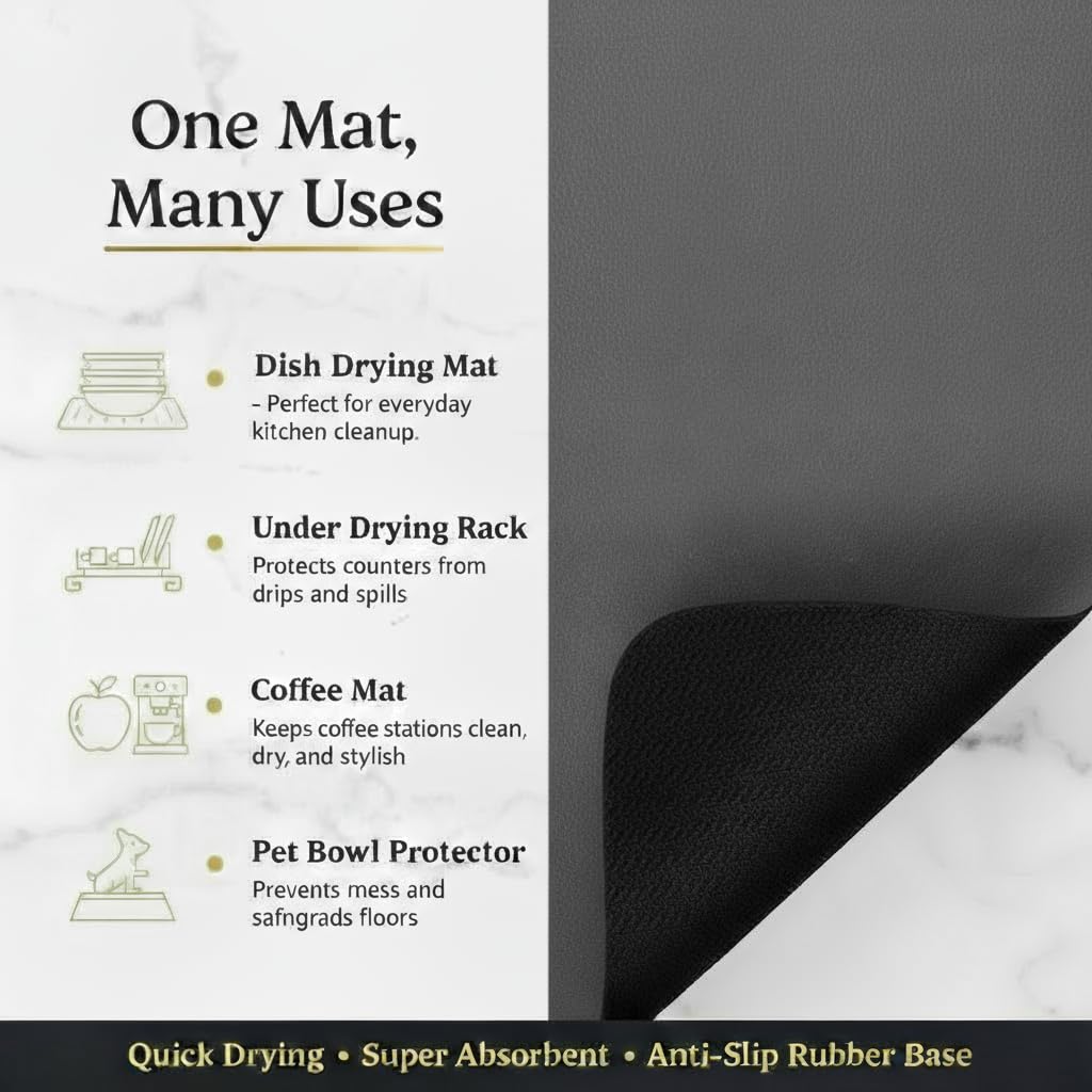 Dish Drying Mat Super Absorbent