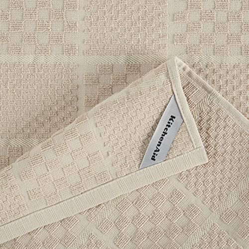 Quilted Cotton Terry Cloth Oven Mitt (Milkshake Tan)