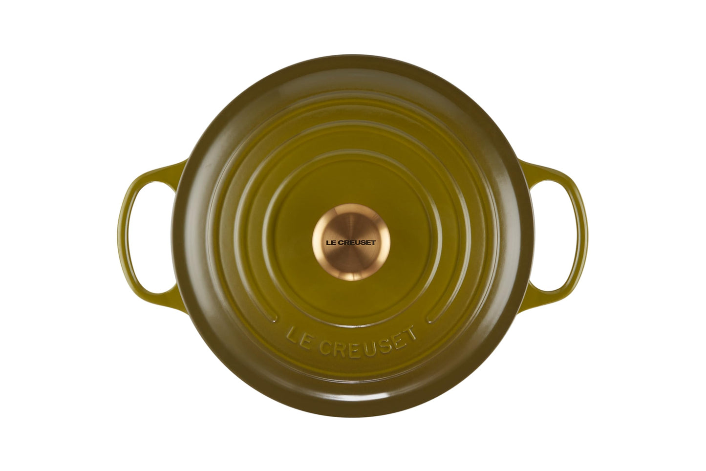 Enameled Cast Iron Round Dutch Oven (Olive / 5.5 Qt)