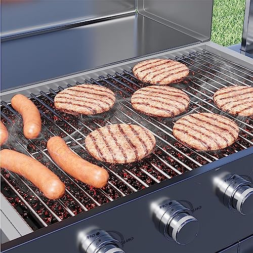 17.5'' SUS304 Grill Grates for Gas Grills Weber Spirit 300 Series (17.5'' x 23.8'')