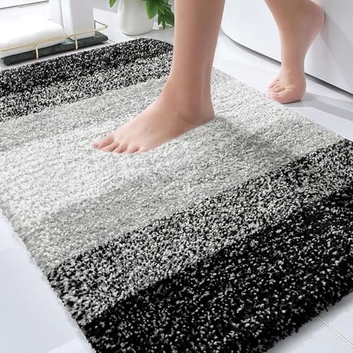Bathroom Rugs Mat 36x24 (36" X 24" / Black)