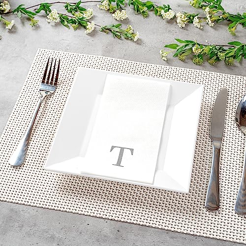 Luxenap 15.8 X 7.9 Inch Linen (Silver / 50 Count / T)