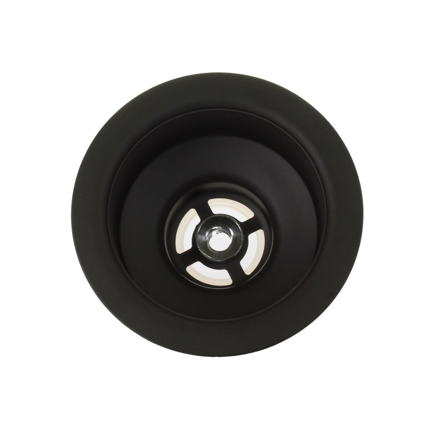 3.5" Sink Drain Assembly with Twist Lock Basket Strainer (Black)