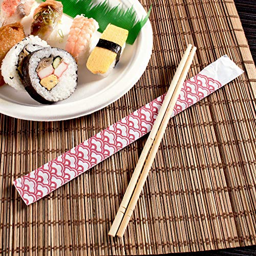 U9001 9” Wrapped Bamboo Chopsticks