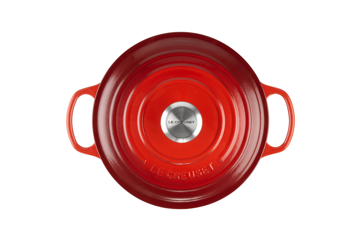 Enameled Cast Iron Round Dutch Oven (Cerise / 4.5 Qt)