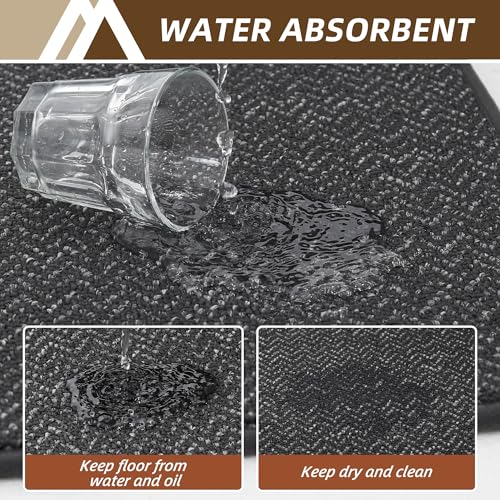 Kitchen Rugs Non (Dark Grey / 17“x71”)