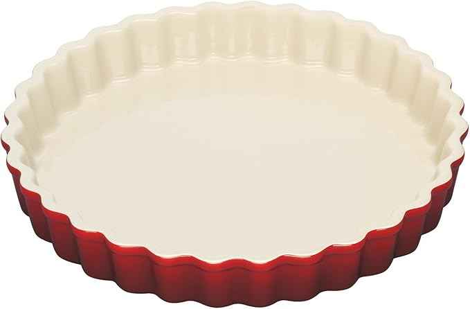 Le Creuset Stoneware Tart Dish, 1.5 qt. (9"), Cerise