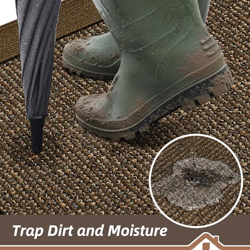 Indoor Door Mat 32" x 84" (Brown / 31" X 120" (Rectangular))