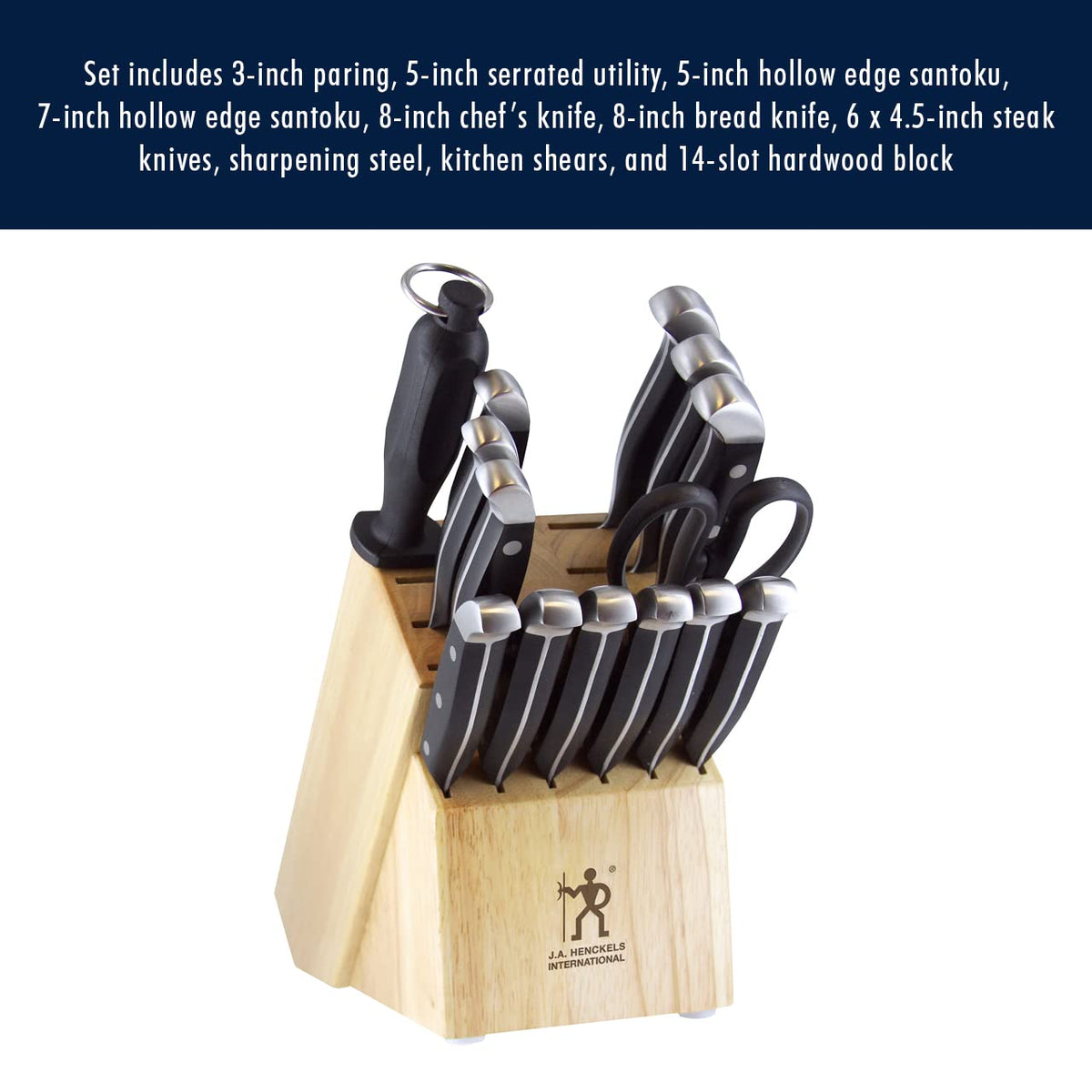 Statement 15 Pc Knife Block Set (15 Count)