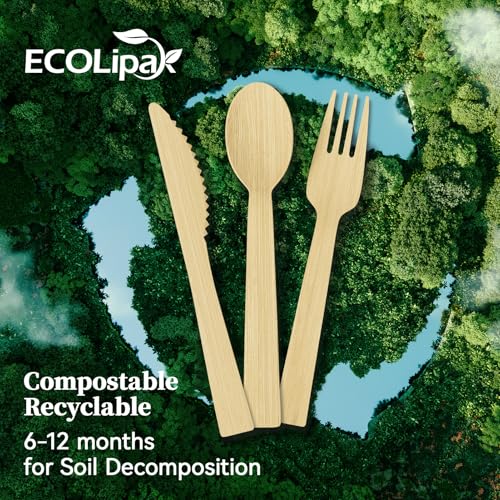 300 Count Bamboo Cutlery Set (cutlery)