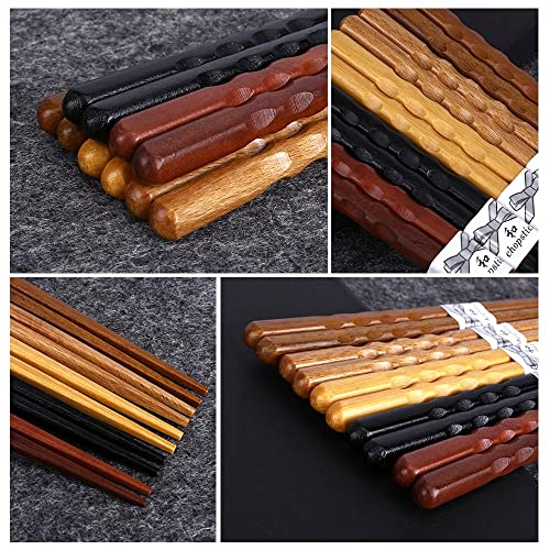 10 Pairs Set of Wooden Chopstick
