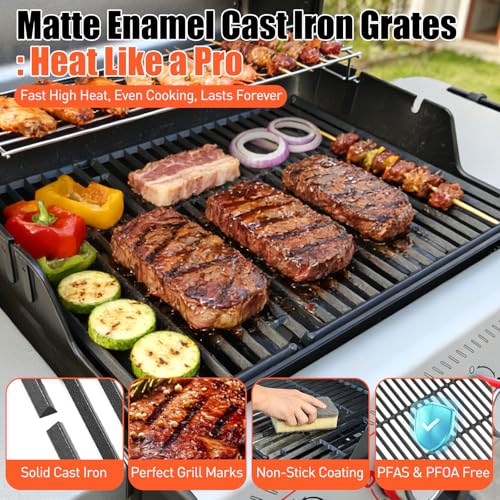 17.5" Grill Grates for Weber Spirit 300 (17.4" Weber Spirit 300 GS4 II 300)
