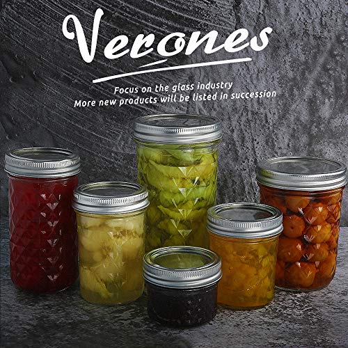 Mason Jars 30 PACK 6oz Canning Mason Jars Jelly Jars With Lids (30 Pack 6oz)