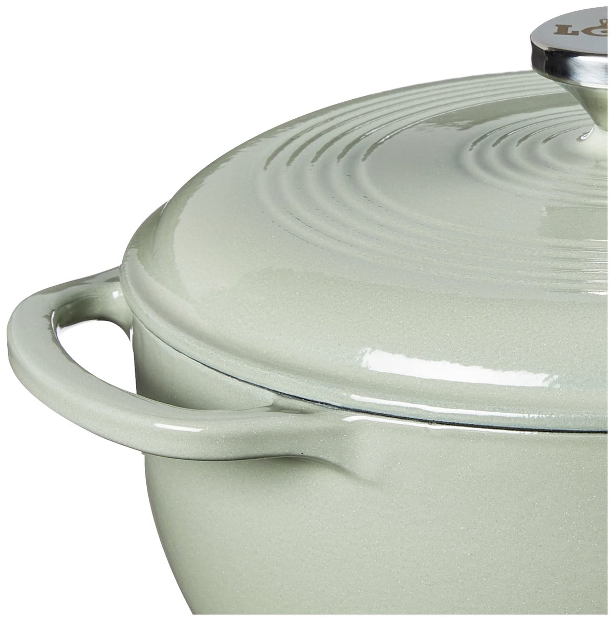 4.5 Quart Enameled Cast Iron Dutch Oven with Lid (Desert Sage)