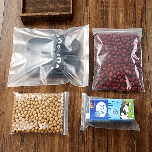 30Pcs 12"x18" Thick 3Mil Large Clear Reclosable Zip Seal Lock Plastic Bags (30 Count)