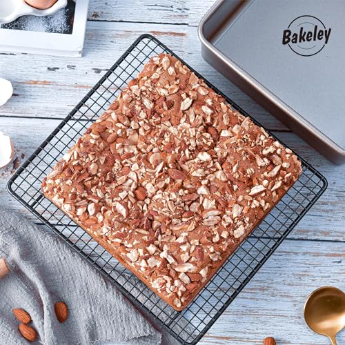 8 Inch Nonstick Deep Square Cake Pan with Removable Bottom (8" Deep Square)