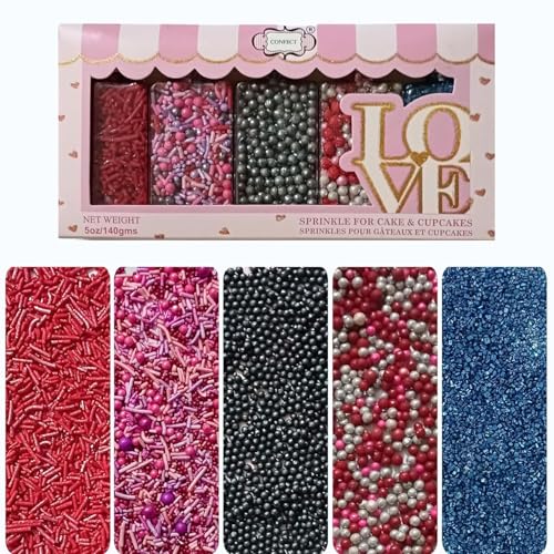 Edible Sprinkles for Cake Decorating (5 Ounce)