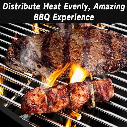 17.5’’ x 20.4'' Stainless Steel Grill Grates for Weber Spirit (17.5''D x 20.5''W)