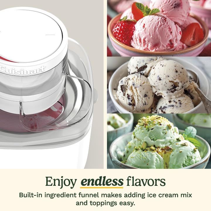 1 pt Wonder Ice Cream Maker (White / 1 Pint)