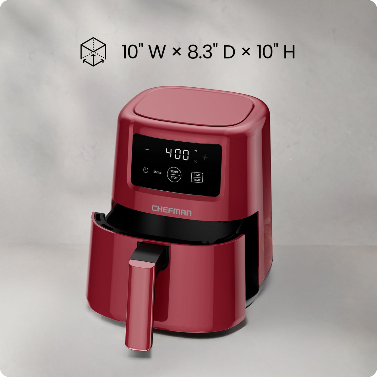 2 Qt Mini Air Fryer (2 Quart / Red)