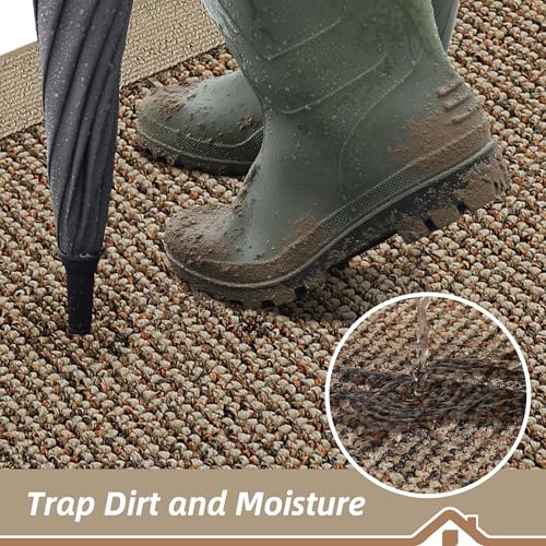 Indoor Door Mat 24" x 72" (Taupe / 24" X 72" (Rectangular))