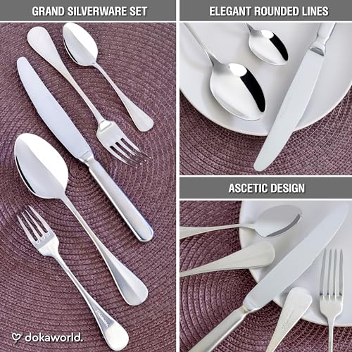 Semi Matte Design Flatware (Silver Semi-Matte)