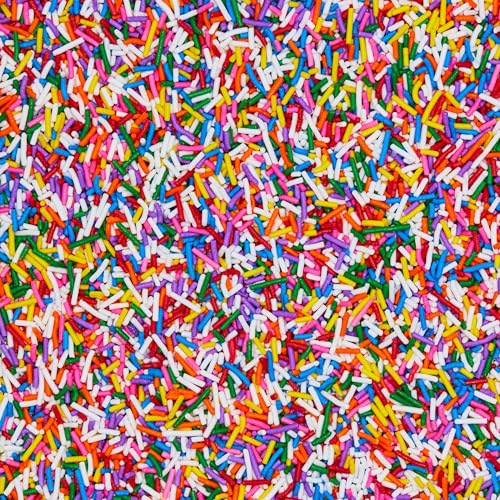 Classic Rainbow Crunchy Jimmies 1 Pack (1 Pack / Classic Rainbow Crunchy Jimmies)