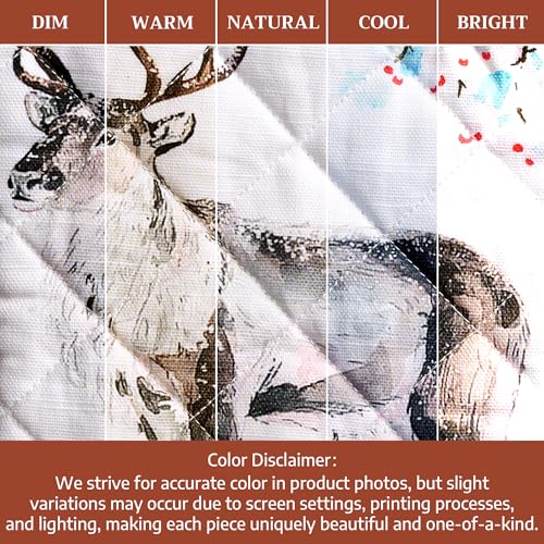 Maison d'Hermine Oven Gloves 100% Cotton Oven Mitt (116 - Rural Christmas / 7.5" x 13" (Oven Mitt))