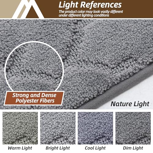 Kitchen Rugs Non Slip Washable 32"x48" (Grey / 32"X 48")