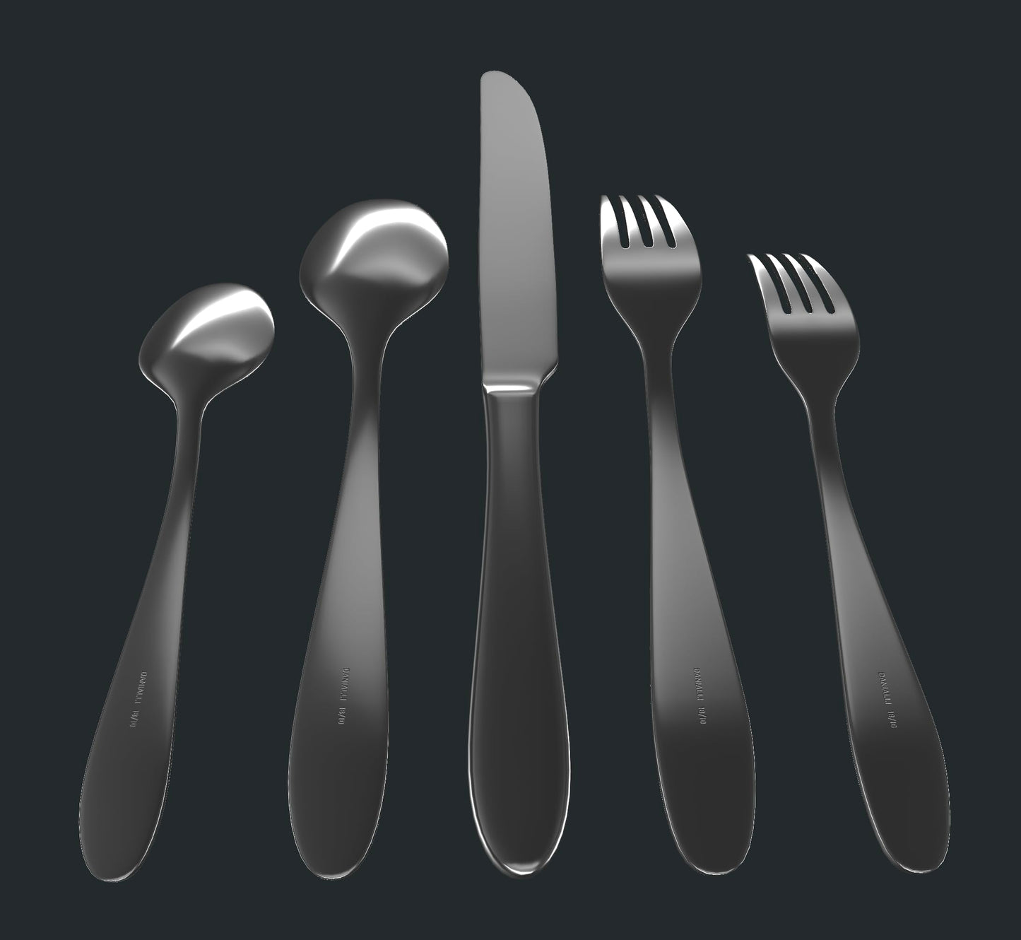Matte Silverware Set (40-Piece Flatware Set)