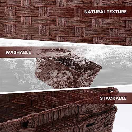 Wicker Storage Baskets (2 Count)