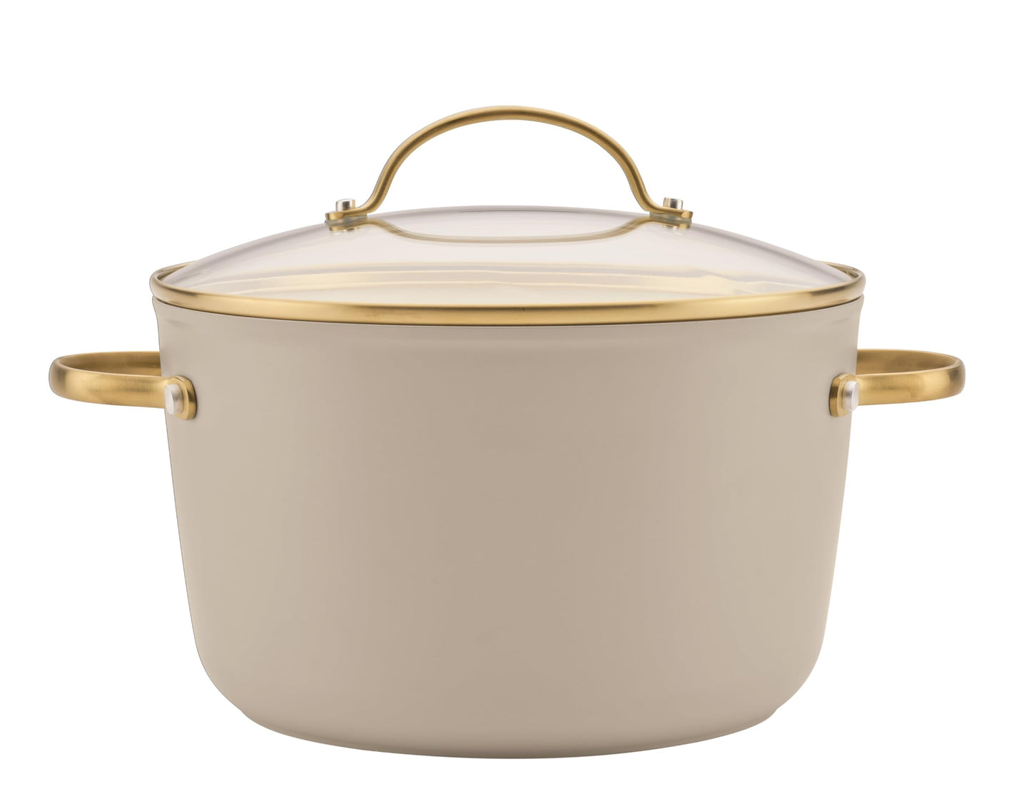 Forged Induction Ceramic Nonstick Cookware Set (Taupe / Cookware Set (12-Piece))