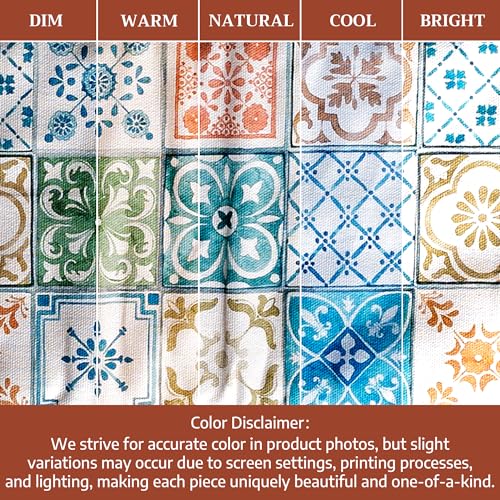 Double Oven Mitts 100% Cotton Double Oven Glove (010 - Agrume / 7" x 35" (Double Oven Mitt))