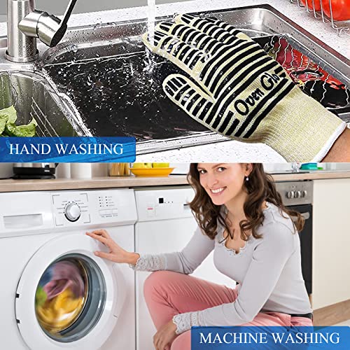 Heat Resistant Oven Gloves with Fingers (9 Ounce)