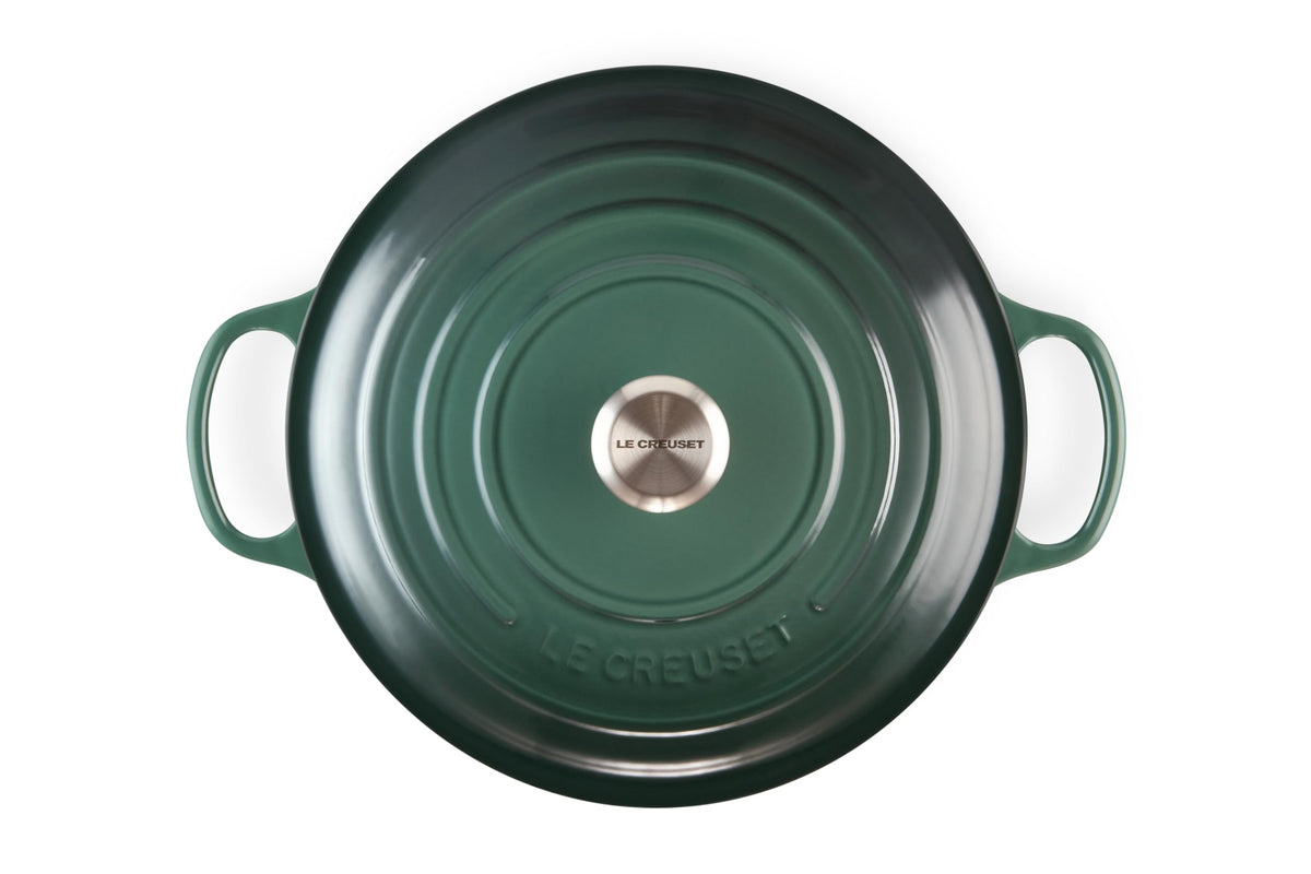 Enameled Cast Iron Round Dutch Oven (Artichaut / 9 Qt)