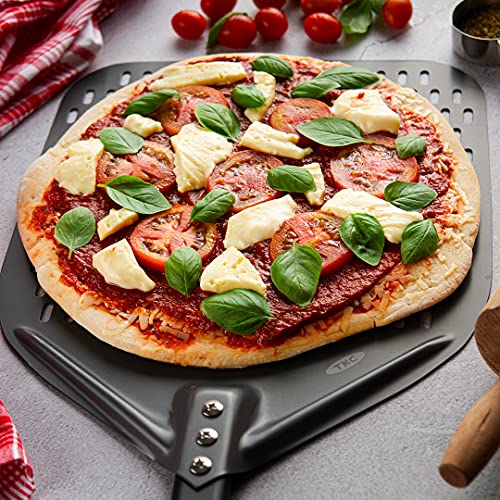 14" Aluminium Pizza Peel (14" Black/Red)